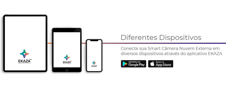EKAZA Smart Camera Nuvem Externa