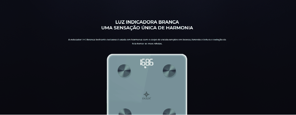 EKAZA Balança Bioimpedância