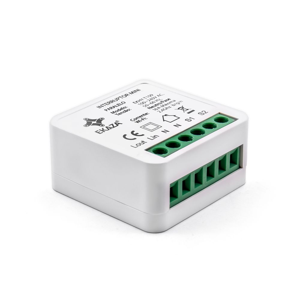 Interruptor Mini Paralelo Inteligente, Wifi, 1CH, Three Way – T109-MINI ...